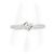 Autre Marque Gebrauchter 4°C Diamantring K18WG Weißgold Größe 10