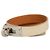 Hermès Pulsera de cuero Hermes Kelly Double Tour Blanco - vista 2