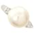Autre Marque PT900 Platinum Ring 10.5 Pearl 9mm Diamond 0.12ct  ref.1660538