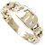 Autre Marque Initial T Diamond Ring K18YG Yellow Gold Golden