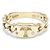 Autre Marque Initial T Diamond Ring K18YG Yellow Gold Golden - view 3