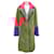 Autre Marque Saks Potts Beige / Pink / Strong Blue / Orange Febbe Bold Shearling Coat Multiple colors Fur  ref.1660839