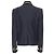 Balmain Navy Cotton Velvet Military Shawl Collar Double Breasted Jacket Eu52 - view 6