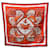Hermès Hermes Paris Red and Orange Silk Scarf New Springs 2009 Rybaltchenko  ref.1661347