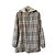 BURBERRY GIACCA IN NYLON CHECK E REVERSIBILE CASHMERE. Nero Bianco Beige