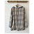 BURBERRY GIACCA IN NYLON CHECK E REVERSIBILE CASHMERE. Nero Bianco Beige - vista 2