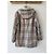 BURBERRY GIACCA IN NYLON CHECK E REVERSIBILE CASHMERE. Nero Bianco Beige - vista 4