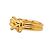 Ring Anello per sciarpa Atame placcato oro Hermès D'oro - vista 2