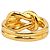 Ring Anello per sciarpa Atame placcato oro Hermès D'oro - vista 3