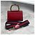 Borsa Mini Bamboo Nymphaea GUCCI rossa Rosso - vista 2