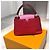 Capucines MM Louis Vuitton 2017 Rosa Roja Púrpura - vista 4