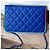 Wallet On Chain Rara cartera acolchada azul CHANEL 2019 con cadena Multicolor - vista 6