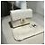 2004’ Vintage CHANEL Quilted Mini Square Flap Bag White Gold hardware - view 4
