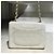 2004’ Vintage CHANEL Quilted Mini Square Flap Bag White Gold hardware - view 6