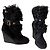 Botines Louis Vuitton de cuero negro