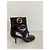 Botines Louis Vuitton Michelle en charol burdeos - vista 2