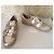 Baskets Gucci en cuir doré - vue 11