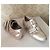 Baskets Gucci en cuir doré - vue 12