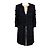 Chanel Schwarzer Lesage Tweed Mantel / Jacke