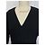 Vestido midi peplum a rayas en negro de viscosa de Jason Wu - vista 10