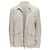 BRUNELLO CUCINELLI light grey genuine soft suede leather flap pocket jacket - view 3