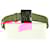 Fendi Fendimania Stainless Steel Quartz Watch in Red Leather Dark red  ref.1662163