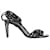 Saint Laurent Ankle Strap Sandals in Black Patent Leather  ref.1662184