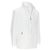 Hermès HERMES white outer leather zip pull striped cotton hooded anorak jacket - view 3