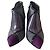 Casadei Stiefeletten mit Absatz Leder Wildleder Lila