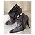 Casadei Stiefeletten mit Absatz Leder Wildleder Lila - Ansicht 3