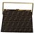 Borsa a mano in tela Zucca FENDI oro nero marrone Auth yk14520A D'oro - vista 2