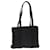 PRADA Borsa Tote Nylon Argento Nero Auth bs17886