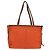 LOEWE Bolsa Anagrama de Lona Cuero Naranja Marrón Auth hk1621 Castaño - vista 2