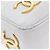 Borsa a spalla a catena CHANEL in pelle di vitello bianco oro CC Auth bs17674 D'oro - vista 15