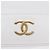 Borsa a spalla a catena CHANEL in pelle di vitello bianco oro CC Auth bs17674 D'oro - vista 18