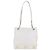Borsa a spalla a catena CHANEL in pelle di vitello bianco oro CC Auth bs17674 D'oro - vista 2