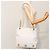 Borsa a spalla a catena CHANEL in pelle di vitello bianco oro CC Auth bs17674 D'oro - vista 24