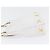 Borsa a spalla a catena CHANEL in pelle di vitello bianco oro CC Auth bs17674 D'oro - vista 4