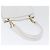 Borsa a spalla a catena CHANEL in pelle di vitello bianco oro CC Auth bs17674 D'oro - vista 7