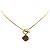 Colar Pendente Anagrama Banhado a Ouro LOEWE - vista 2