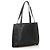 Borsa tote Chanel in pelle caviar nera Nero - vista 3