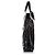 Borsa tote in cotone nero Gucci con stampa logo Medium - vista 3
