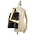 Borsa tote in cotone nero Gucci con stampa logo Medium - vista 7