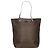 Borsa tote in nylon marrone Gucci