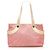 Bulgari Pink Bvlgari Logomania Canvas Tote Bag
