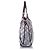Bolsa tote de nylon Burberry Mega Check cinza com fivela - vista 3