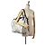 Bolsa tote de nylon Burberry Mega Check cinza com fivela - vista 6