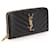 Portefeuilles YVES SAINT LAURENT T. Cuir Noir  - vue 3