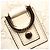 Borsa tote Gucci Guccissima Abbey D-Ring bianca Bianco - vista 2