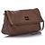 Céline Borsa a tracolla in pelle marrone Celine Fold-Over - vista 5